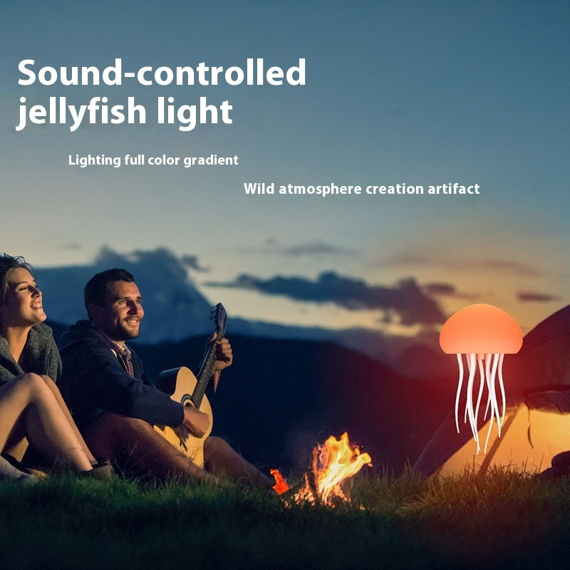 Sound Controlled Jellyfish Light Lamp - Sets the mood and adds to atmosphere