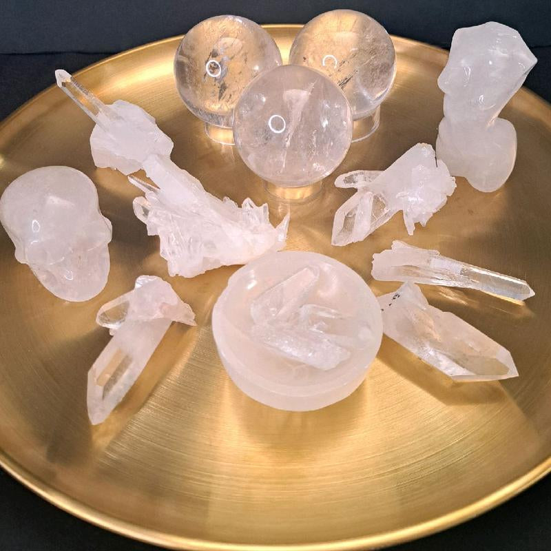 Ra's Emporium Ultimate Intuitive Crystal Collection - $200 Worth of Unique Energy in Tower Spheres, Palmstones, Carvings, Specimens, Bowls, Slabs, and Freeforms for Enthusiasts and Collectors