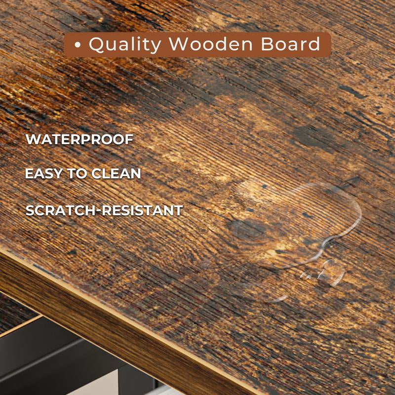 Stylish SUPERJARE Triple 5-Tier Bookshelf with 14 Open Display Shelves - Perfect for Home & Office Organization