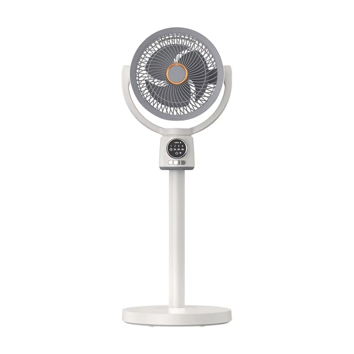 Powerful Remote-Controlled Electric Stand Fan - Turbo Cooling Circulator with Timer and Oscillation for Ultimate Home Comfort