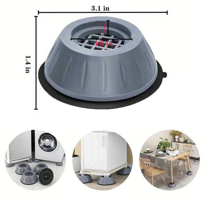 1.4 Inches Ultimate 4-Pack Anti-Vibration Pads for Washing Machines & Dryers – Noise Cancelling & Shock Absorbing Support to Prevent Movement & Shaking