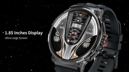 Ultra Large Screen, 1.85" Ultra HD Smartwatch GPS Bluetooth Call Health Monitoring Watch Gym Gift