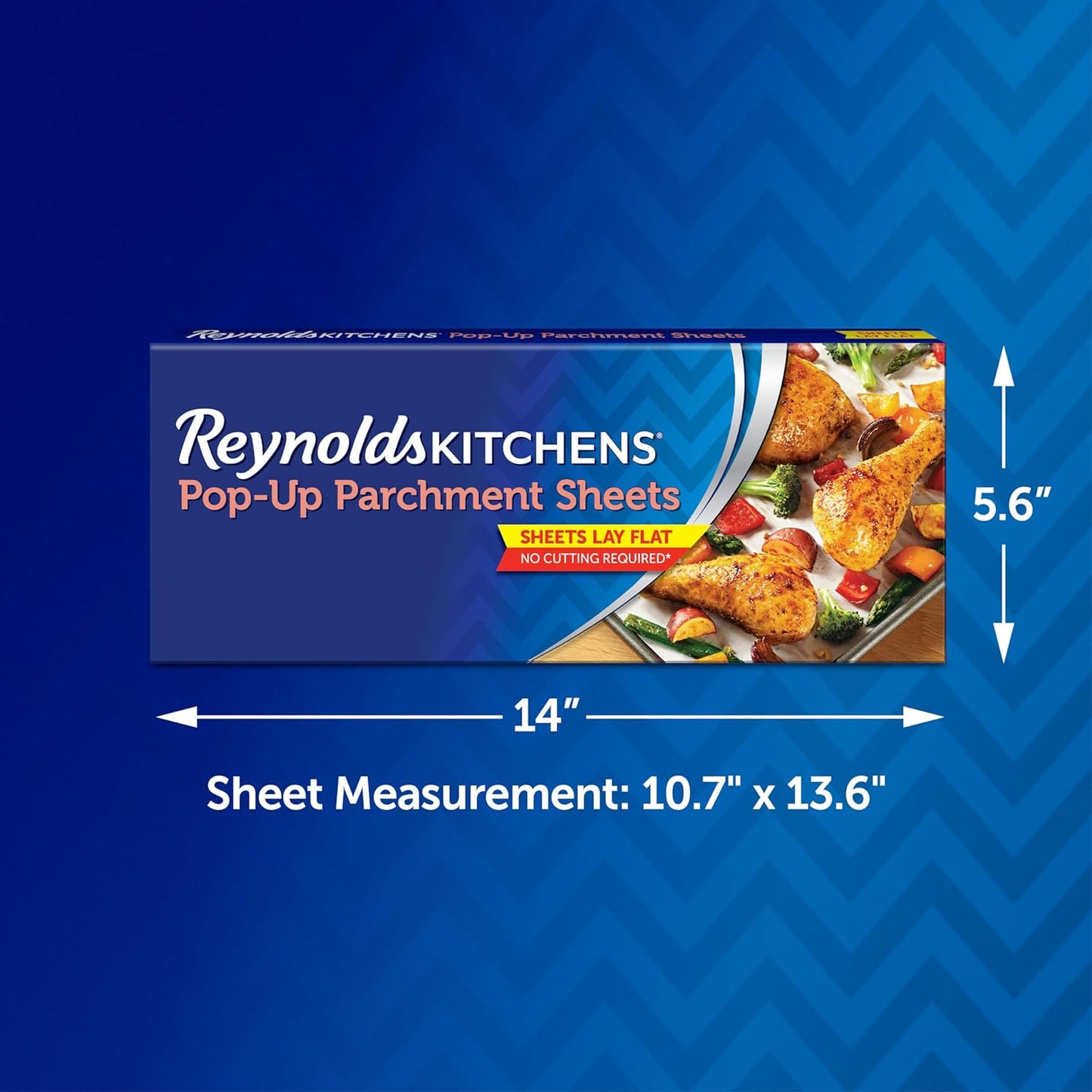 Oven Safe Kitchens Pop-Up Parchment Paper Sheets, 10.7X13.6 Inch, 30 Sheets