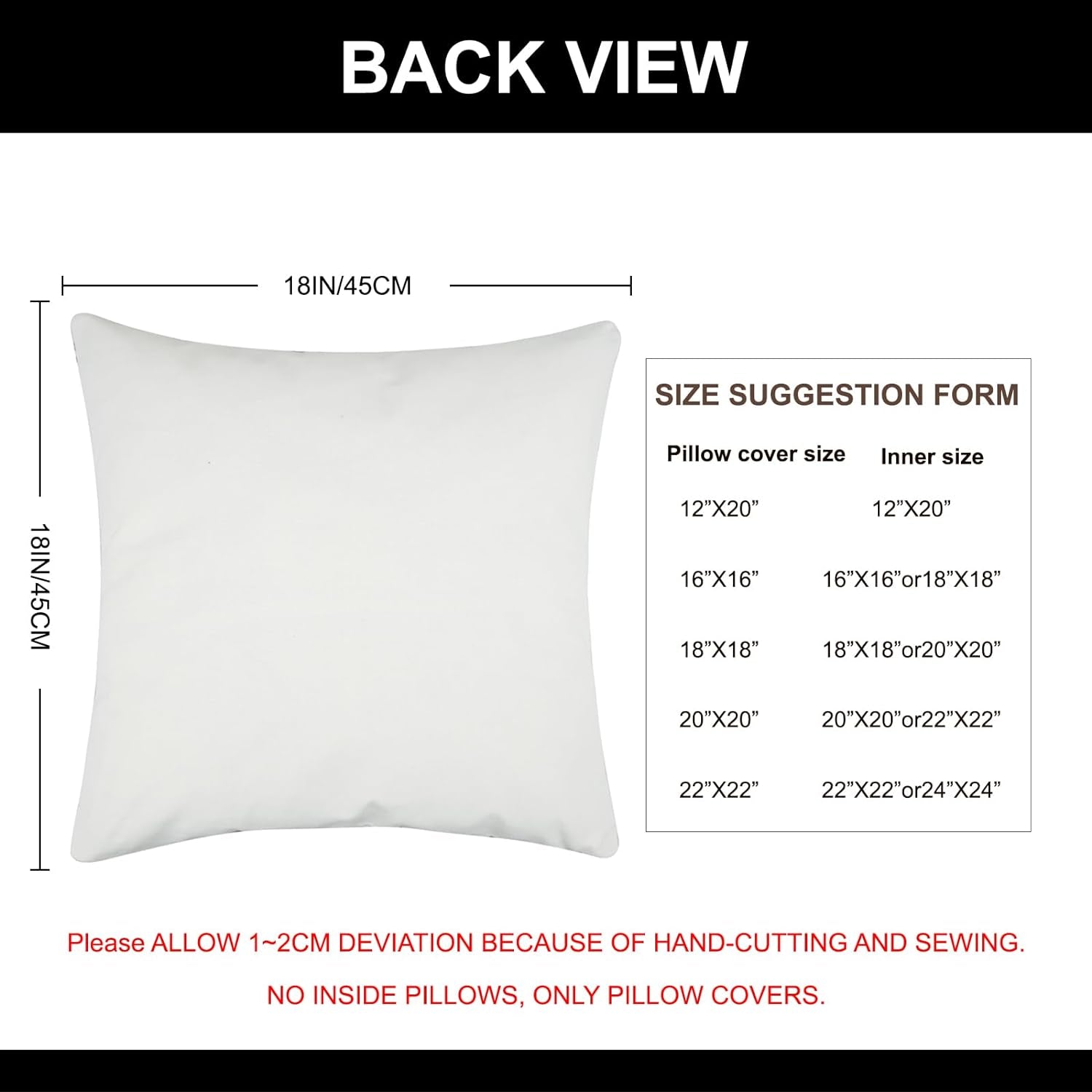 Beautiful 20X20 Pillow Covers Set of 2 Farmhouse Decor Stripe Patchwork Linen Throw Pillow Covers Modern Faux Leather Covers for Couch Sofa,Black