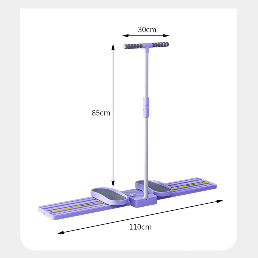 Ultimate Non-Slip Ski Trainer - Adjustable Home Exercise Machine for Full Body & Pelvic Floor Workout