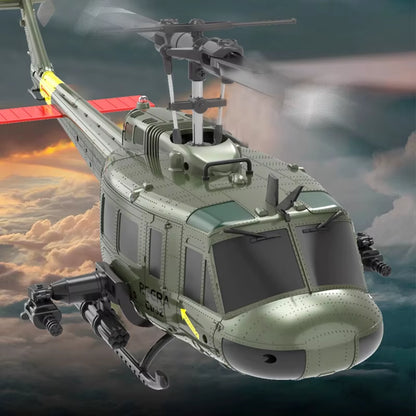 C032 Uh-1 Huey 3D Aileron Stunt Helicopter - Electric Remote-Controlled Model Toy