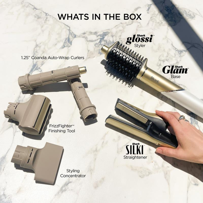 Shark Glam Air Styling & Drying System - Ultimate Hair Tool for Effortless Glamour