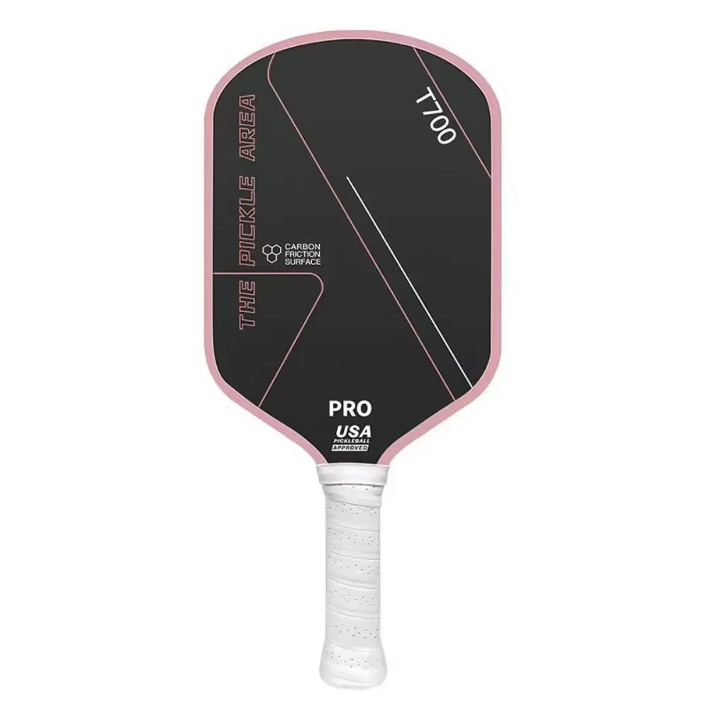 T700 Carbon Fiber Pickleball Paddle - USAPA Approved, Lightweight with Frosted Surface for Professional Play