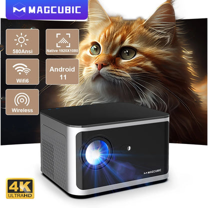 4K Wireless and Wifi Compatible Smart Projector 