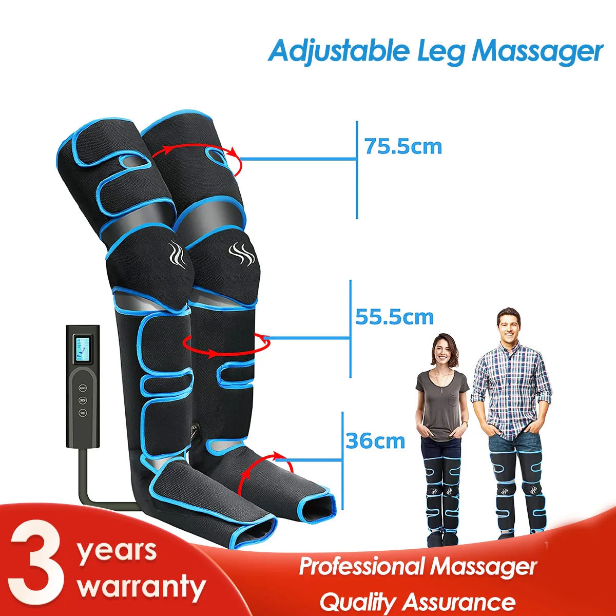 Revitalize Your Legs with the 360° Foot Air Pressure Massager - Boost Circulation & Relax Muscles!