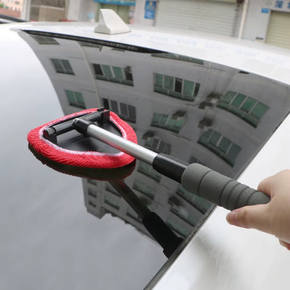 Telescopic Microfiber Car Window Cleaner - Effortless Mist Eliminator for Crystal Clear Windshields!