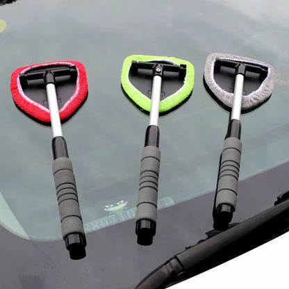 Telescopic Microfiber Car Window Cleaner - Effortless Mist Eliminator for Crystal Clear Windshields!