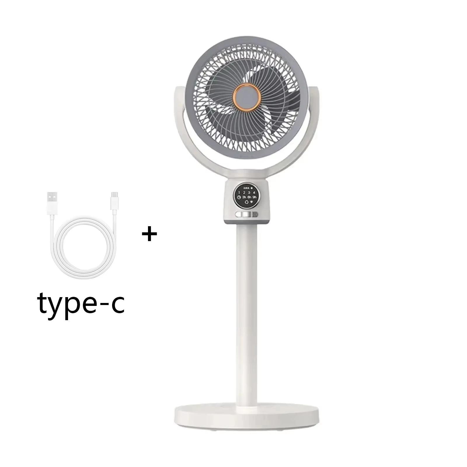 Powerful Remote-Controlled Electric Stand Fan - Turbo Cooling Circulator with Timer and Oscillation for Ultimate Home Comfort