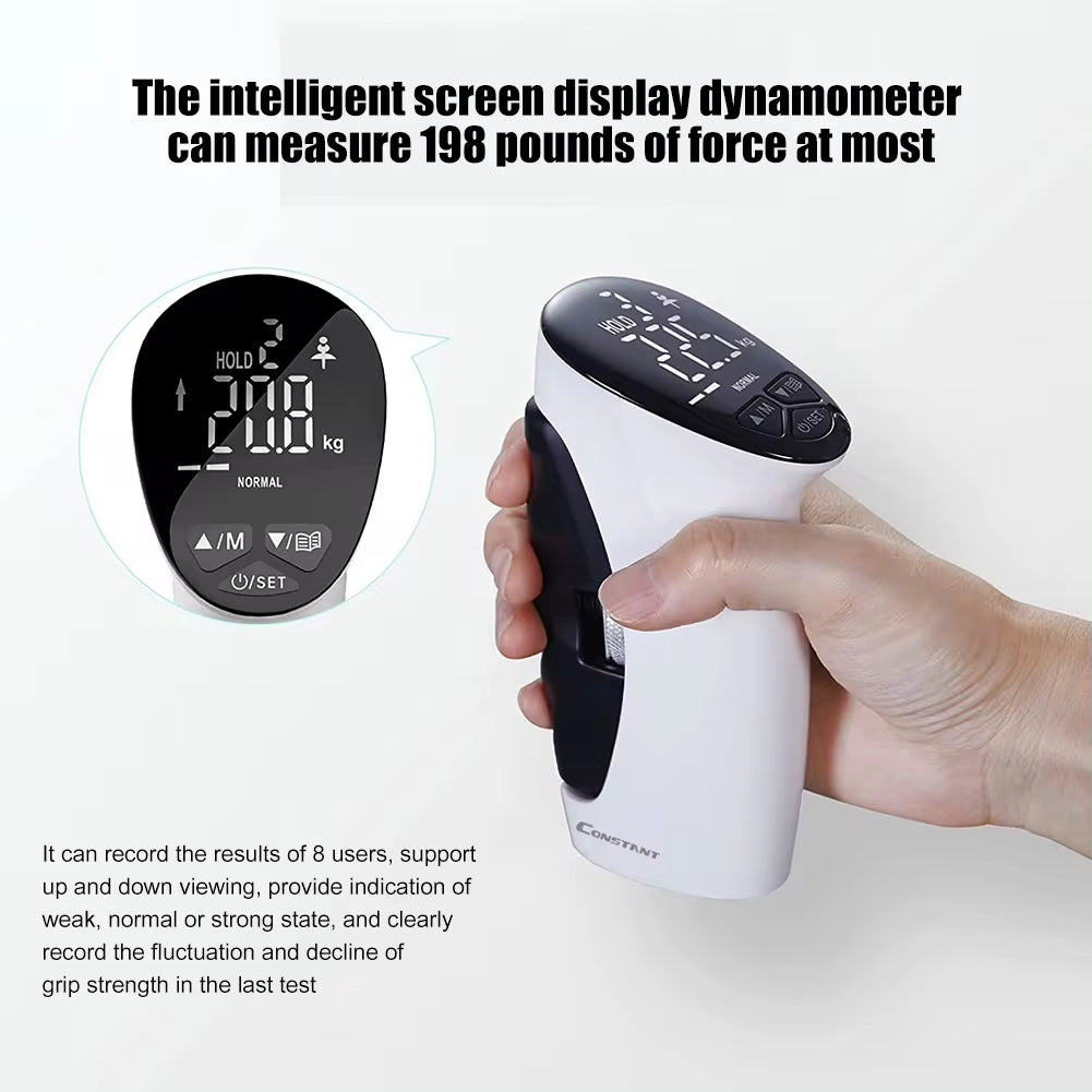 LED Digital Hand Grip Dynamometer - Professional Strength Trainer for Fitness Enthusiasts