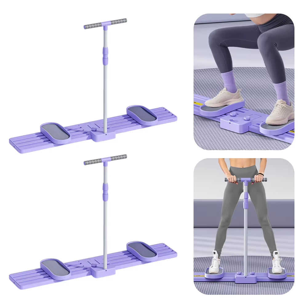 Ultimate Non-Slip Ski Trainer - Adjustable Home Exercise Machine for Full Body & Pelvic Floor Workout