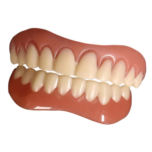 Transform Your Smile with Comfort Fit Flex Veneers - Perfect Bright Fake Teeth Cover for a Radiant White Smile!