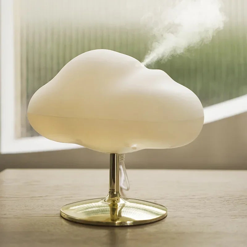 Colorful Mushroom Rain Cloud Humidifier & Aromatherapy LED Lamp - Transform Your Space into a Relaxing Rain Forest Oasis