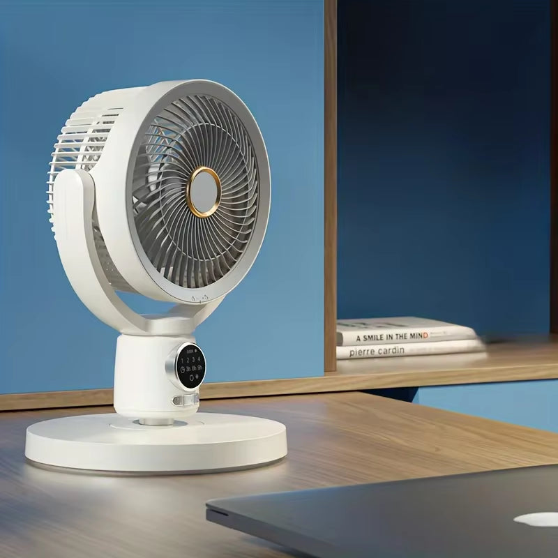 Powerful Remote-Controlled Electric Stand Fan - Turbo Cooling Circulator with Timer and Oscillation for Ultimate Home Comfort