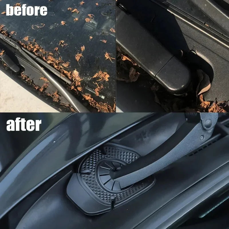 2-Pack Universal Car Windshield Wiper Covers - Protect Against Dust, Debris, and Leaves