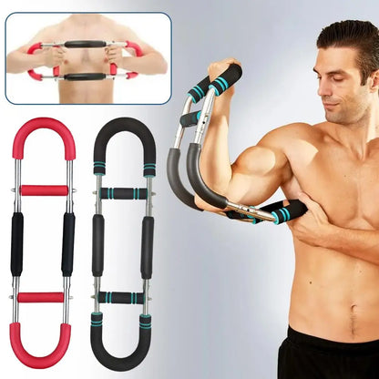 Bendable Ultimate Adjustable U-Shaped Arm Strength Trainer - Multifunctional Chest & Wrist Exercise Equipment for Home Fitness