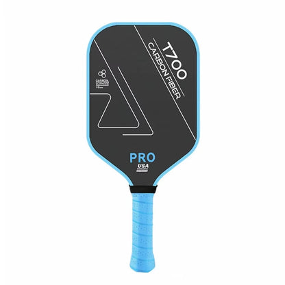Blue T700 Carbon Fiber Pickleball Paddle - USAPA Approved, Lightweight with Frosted Surface for Professional Play