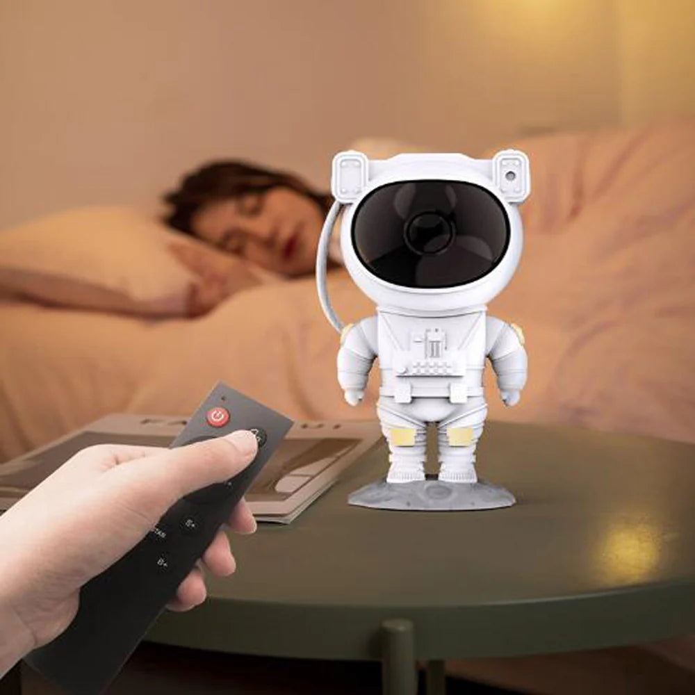 Electrical Astronaut Galaxy Starry Sky Projector Nightlight USB Atmosphere Bedroom Table Lamp