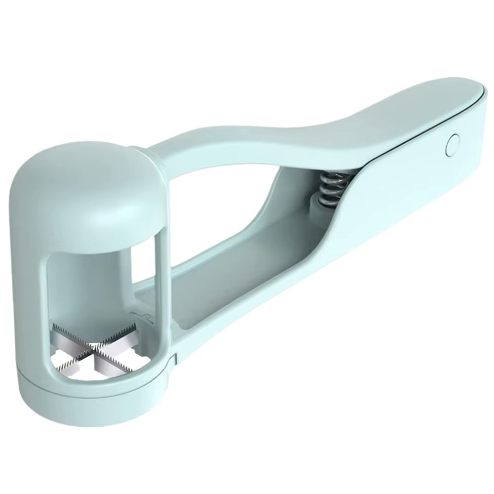 Effortless Fruit Slicer Cutter - Perfect for Grape, Cherry Tomato, and Salad Prep! Ideal Kitchen Gadget for Toddlers and Easy Meal Prep.