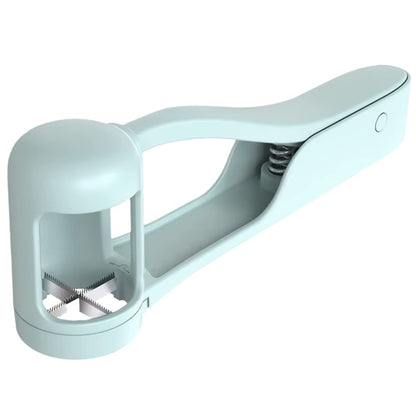 Effortless Fruit Slicer Cutter - Perfect for Grape, Cherry Tomato, and Salad Prep! Ideal Kitchen Gadget for Toddlers and Easy Meal Prep.