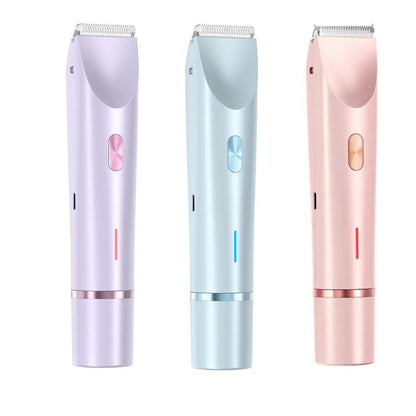 Multi-Coloured Electric Hair Trimmer for Women, 1 Box Rechargeable 2 in 1 Body & Facial Diffuser Hair Removal Double Head Trimmer for Face Underarm Legs, Gifts for Girls, Women's Electric Shaver, Bikini Shaver for Women, Very Portable