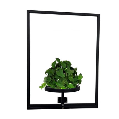 Green Wall-Mounted Metal Photo Frame Planter for Succulents - Perfect Home Decor Display!