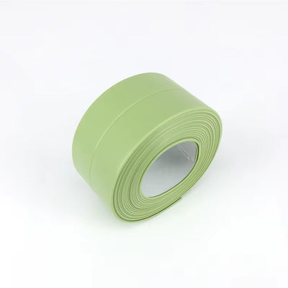Green Waterproof Self-Adhesive Bathroom Sealing Tape - Oil-Proof Kitchen Sink Caulk Strip for Shower & Toilet Corners