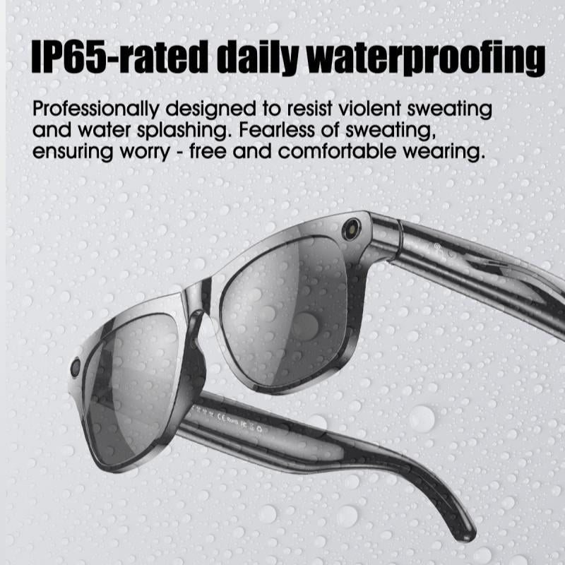 IP65- Rated Daily Waterproofing - Sweat Resistance Grey HYUNDAI XK ONE Pro Smart Camera Glasses 