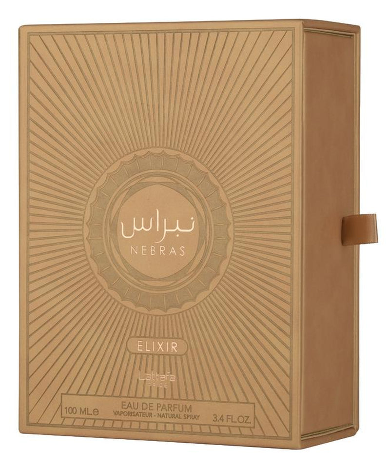 Lattafa Pride Nebras Elixir Eau de Parfum 100ml Spray - Captivating Fragrance Experience - Gold Box 