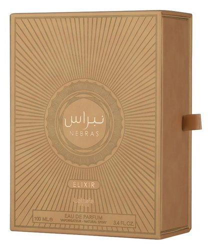 Lattafa Pride Nebras Elixir Eau de Parfum 100ml Spray - Captivating Fragrance Experience - Gold Box 