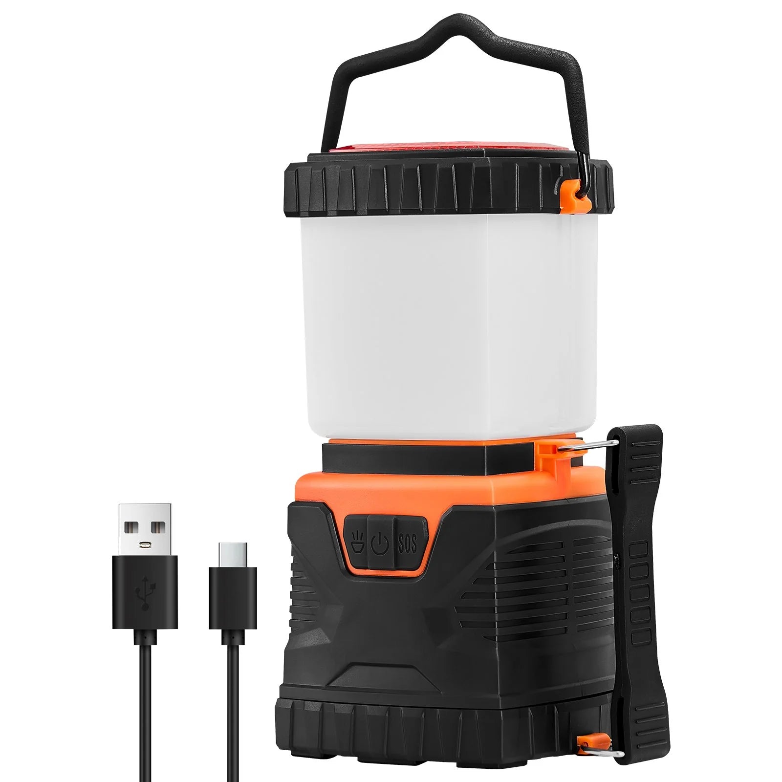 LED Camping Lantern Rechargeable Portable 1000LM for Outdoor Adventure Camping with USB cable 