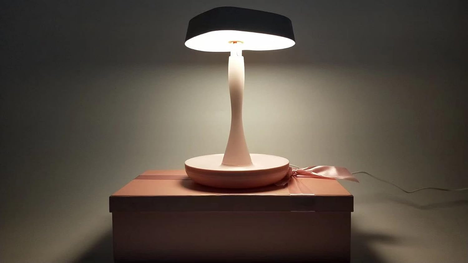 Lampy Makeup Mirror with Lights,2000 Mah LED Rechargeable Makeup Mirror,Back Ambient Light, Nice Gift for Daughter Girlfriend Wife Sister,Red