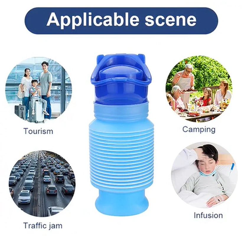 Applicable Male Female Portable Urinal Travel Camping Car Toilet Pee Bottle Emergency Kit