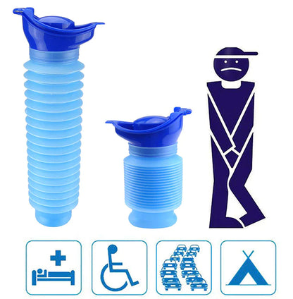 Creative Male Female Portable Urinal Travel Camping Car Toilet Pee Bottle Emergency Kit