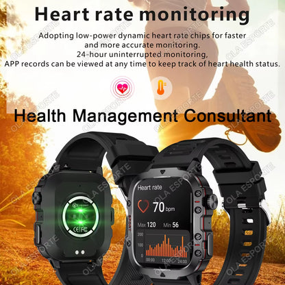 Heart Rate Monitoring Smartwatch - 24 hours uninterrupted monitoring - APP records can be viewed at anytime to keep track of heart health status