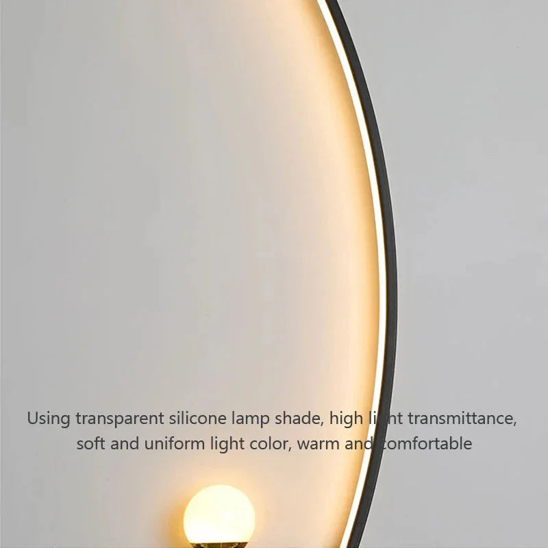 Using transparent Silicone Lamp Shade, High Light Transmittance Soft and Uniform Light Color, Warm and Comfortable.