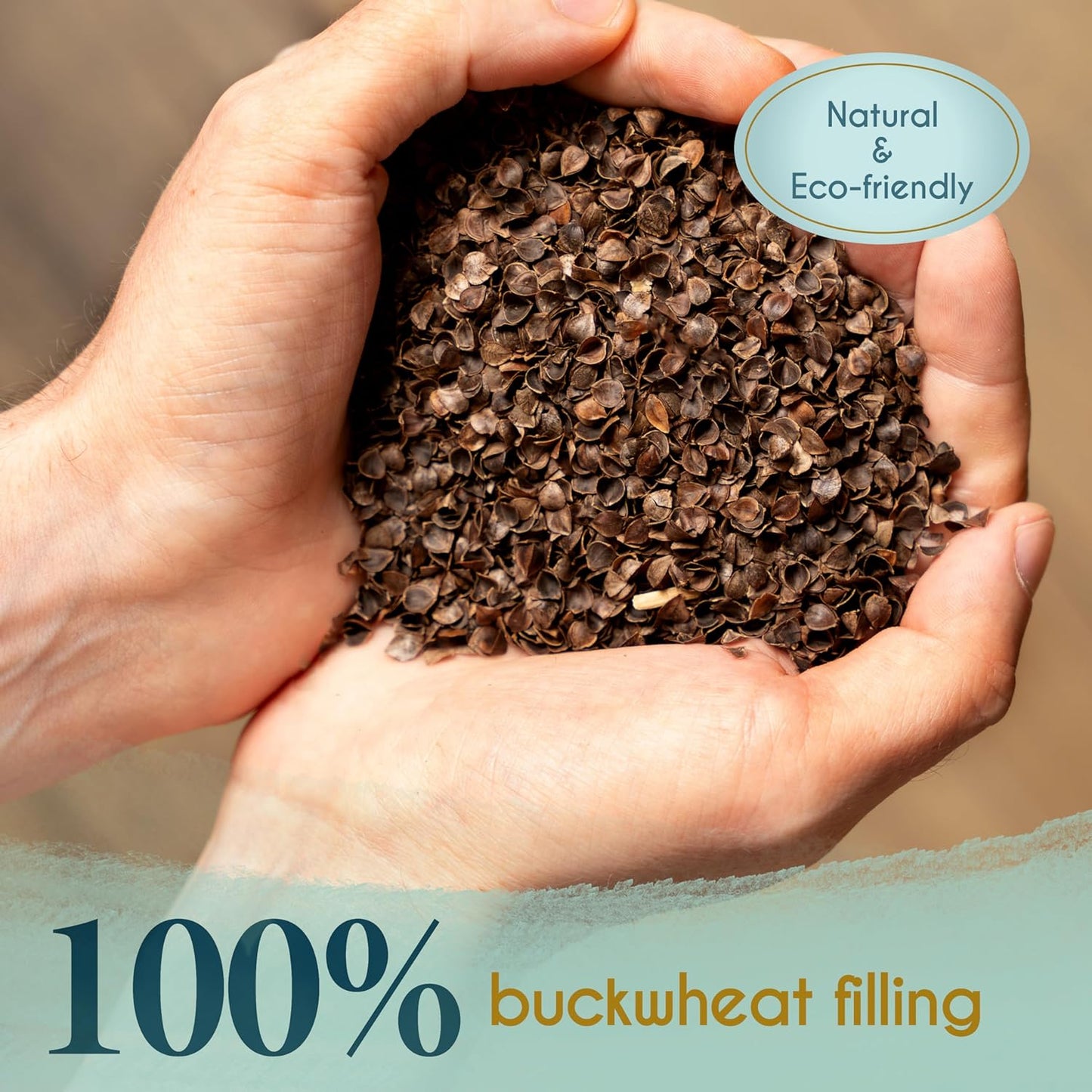 Eco-Friendly Meditation Cushion - Comfortable Floor Pillow - Traditional Tibetan Meditation Pillow with Beautiful Velvet Cover - Large Floor Cushion Seating for Adults - Premium Yoga Buckwheat Bolster