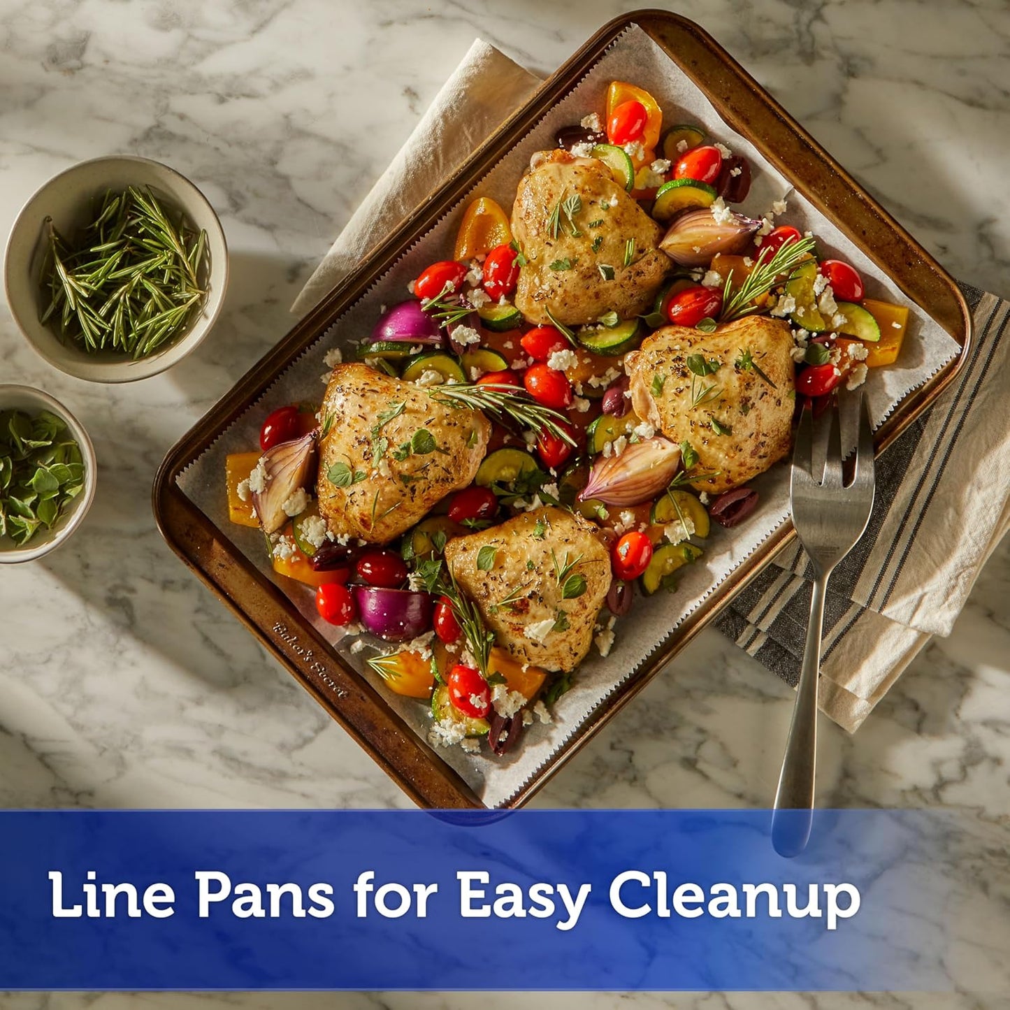 Suitable for Use on Pans Kitchens Pop-Up Parchment Paper Sheets, 10.7X13.6 Inch, 30 Sheets