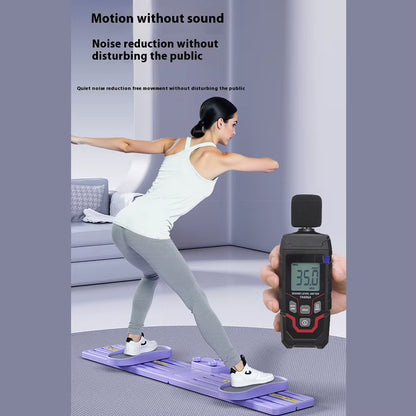 Noise Reduction Ultimate Non-Slip Ski Trainer - Adjustable Home Exercise Machine for Full Body & Pelvic Floor Workout