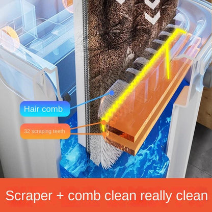 Hair Comb with 32 Scrapping Teeth 
Scraper + Comb Clean Really Clean 