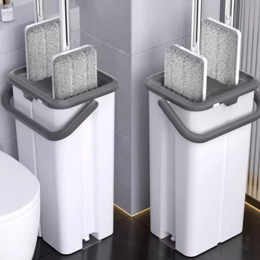 Revolutionary 360 Spin Mop & Bucket Set - Includes 4 Mop Pads for Effortless Floor Cleaning!