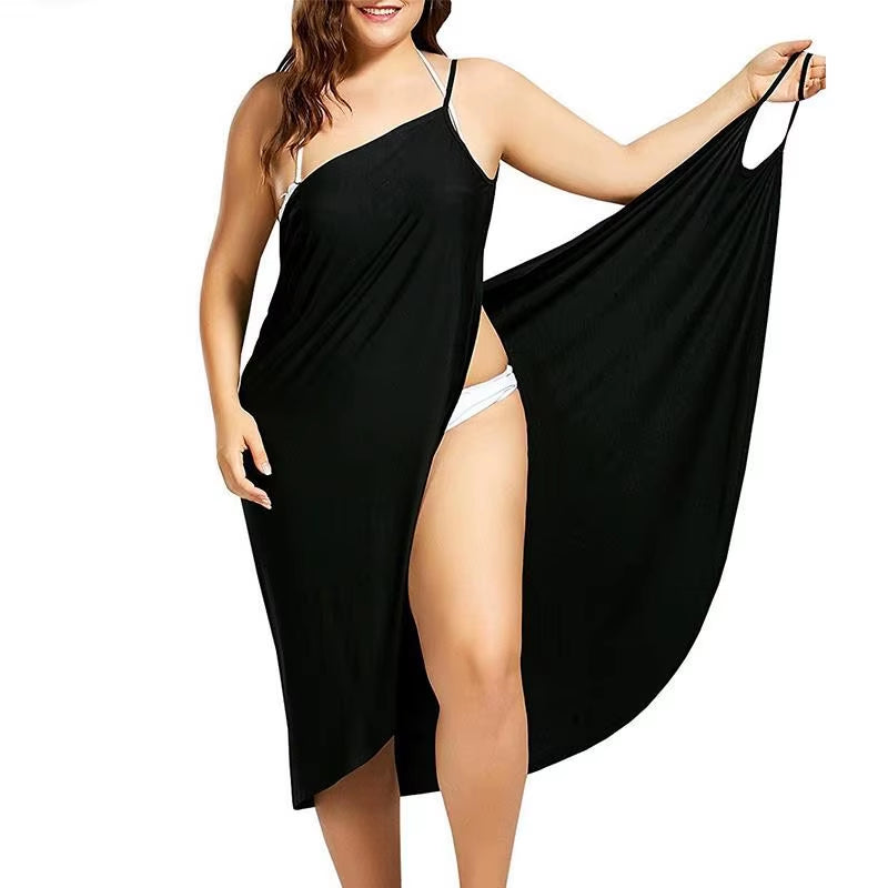 Ideal For Resort Vacations, Pool Parties, Beach Holidays, And Summer Getaways, This Timeless Vestido De Mujer Easily Transitions From Swimwear Cover-Up To Casual Day Dress. Style It With Sandals, A Wide-Brim Hat, And Statement Accessories For An Effortless Summer Look.

Breathable, Lightweight Fabric Perfect For Warm Days
Convertible Design: Wear As A Dress Or Cover-Up
Chic Backless Cross Detail For A Feminine Touch
Perfect For Beaches, Resorts & Summer Escapes
Universally Flattering Fit For All W