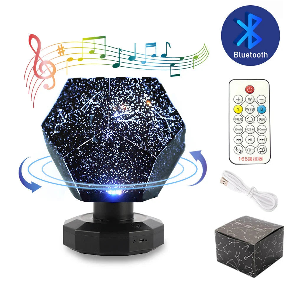 The Star Projector Constellation Night Light is a must-have addition to any modern home or workspace. Designed with quality and practicality in mind, this product provides exceptional durability and a stylish finish that complements any decor. Bluetooth