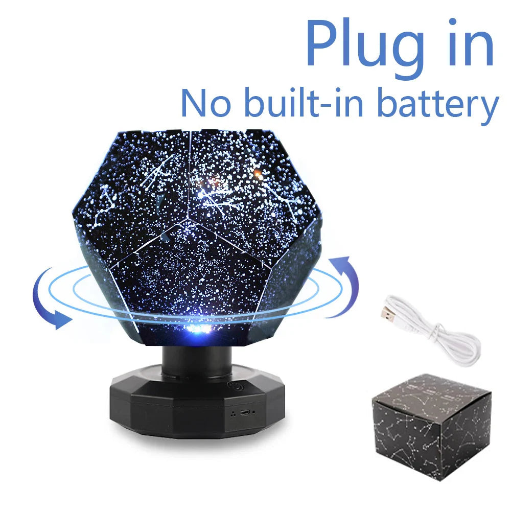 Plug in Star Projector Constellation Night Light 