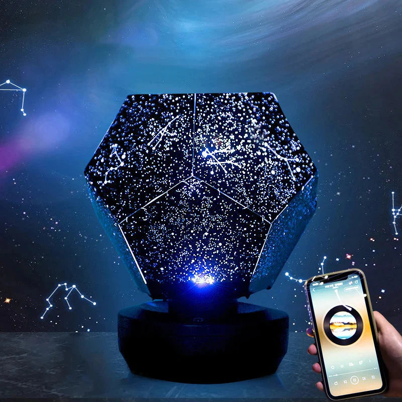 Phone controlled Star Projector Constellation Night Light is a must-have addition to any modern home or workspace.