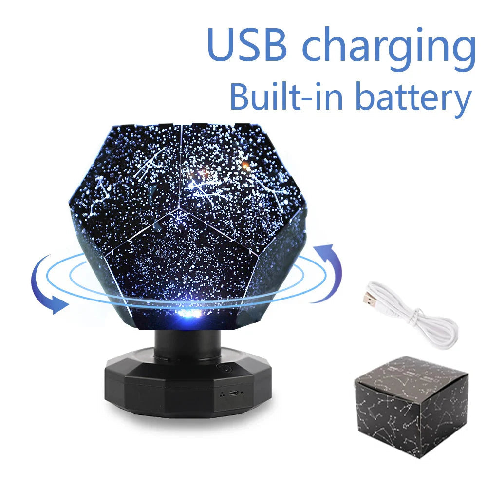 Star Projector Constellation Night Light with USB port
